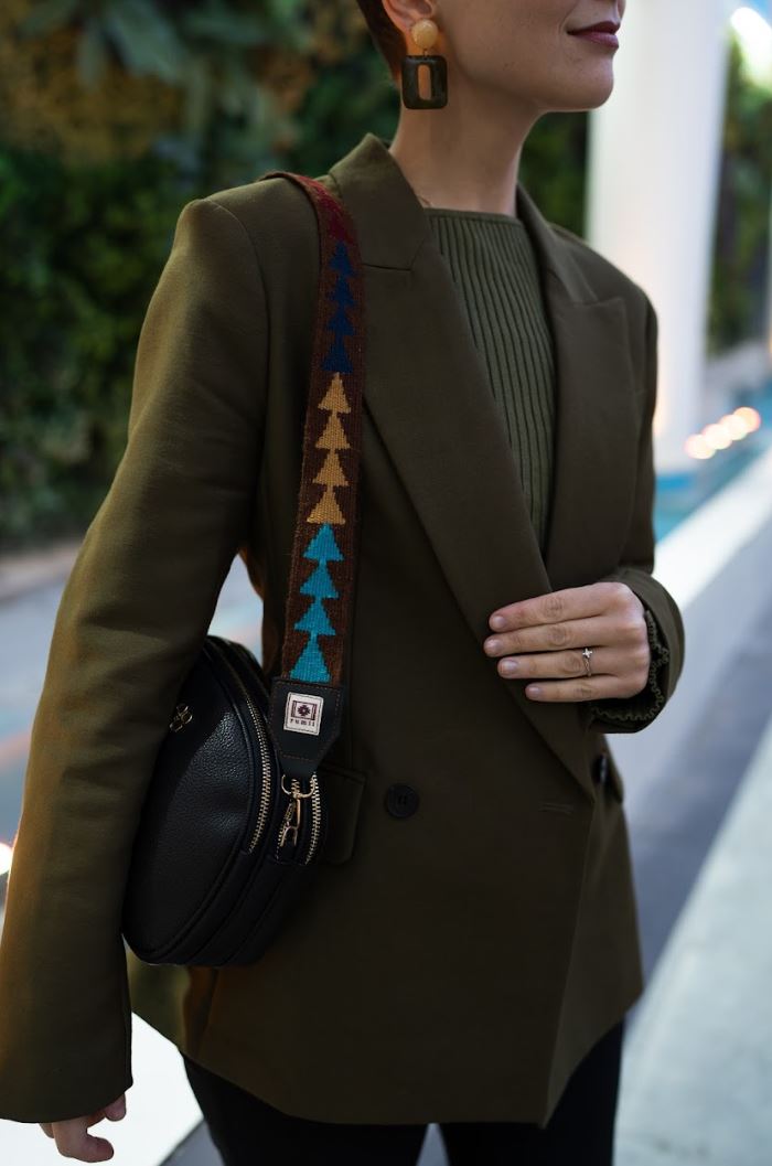 Hayat Ağacı Motifli El Dokuması Kilim Askı