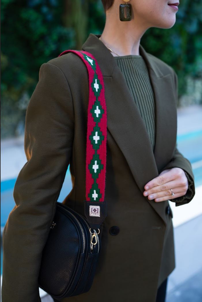 Göz Motifli El Dokuması Kilim Askı