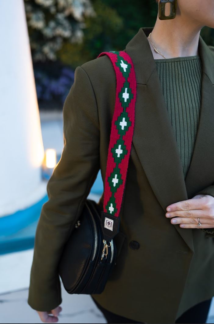 Göz Motifli El Dokuması Kilim Askı